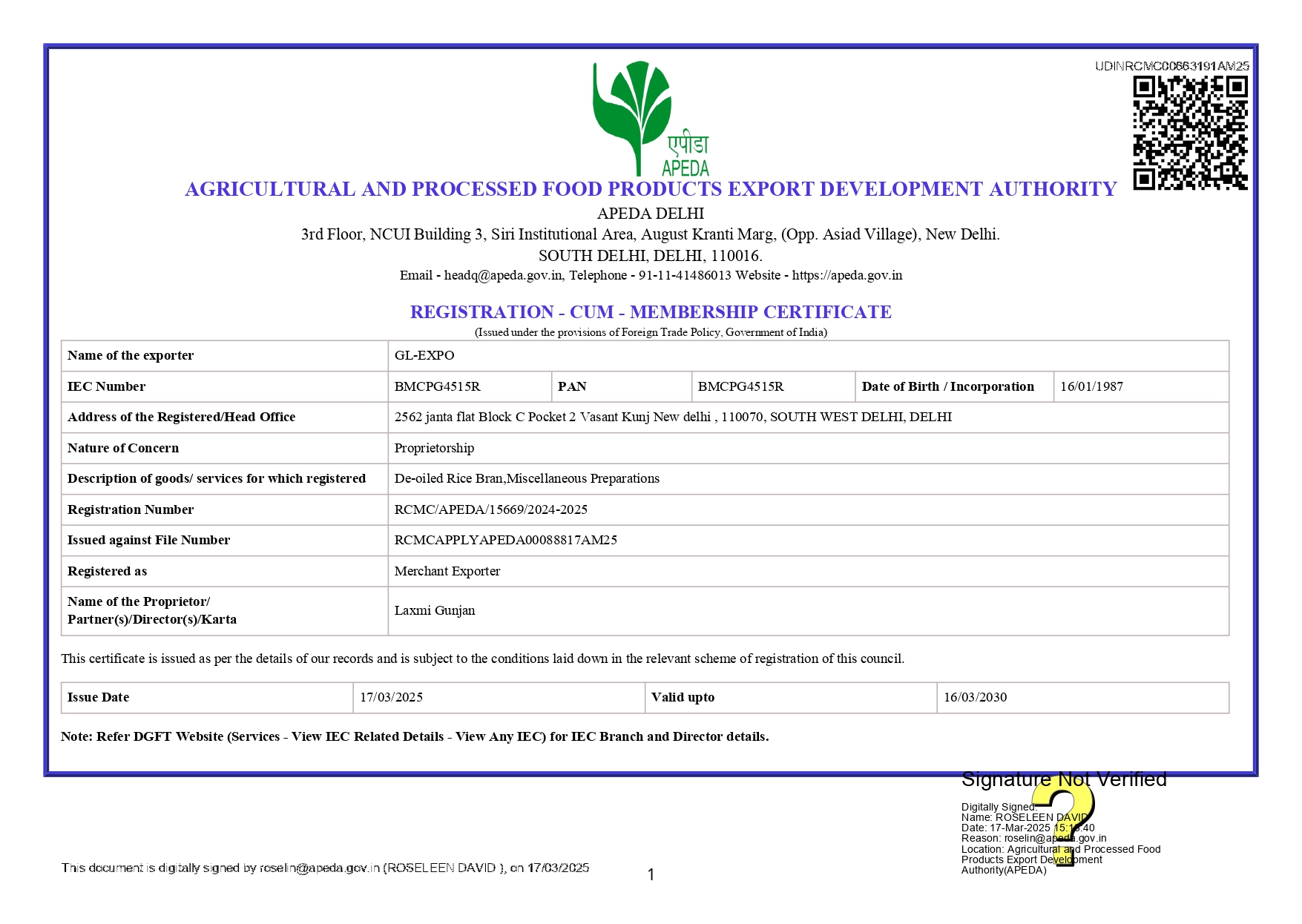 RCMC_Certificat - GLexpoglobal